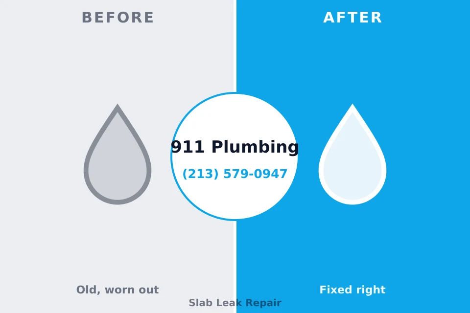 Before and after: plumbing repair Muldraugh, KY